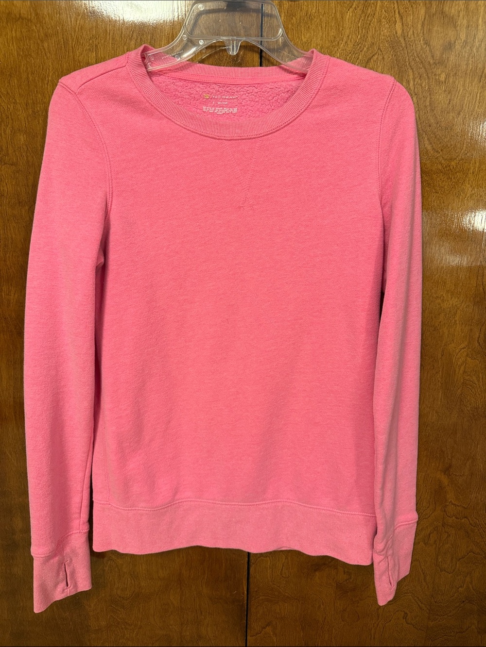 tek gear Pink Crewneck Pullover Sweatshirt